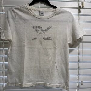 A/X Armani Exchange White Logo Short Sleeve baby T-Shirt